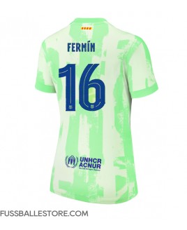 Günstige Barcelona Fermin Lopez #16 3rd trikot Damen 2024-25 Kurzarm